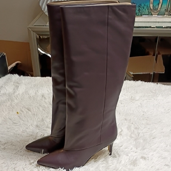 New Marc Fisher Gentle Women's Leather Heeled Boots SZ 10 - Picture 7 of 16